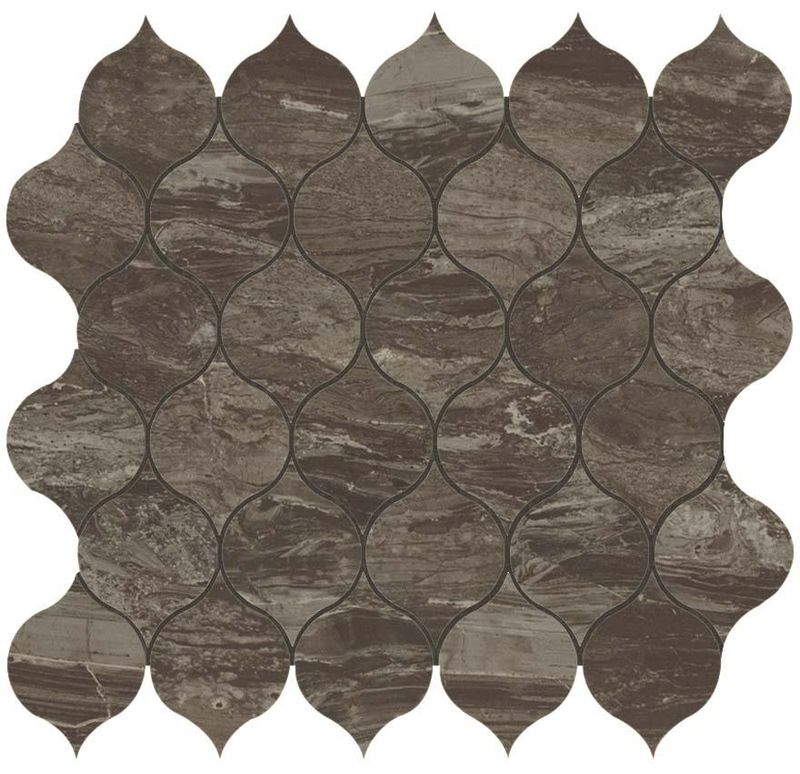 Мозаика Atlas Concorde Marvel Edge Absolute Brown Drop Mosaic 9EDB 27.2x29.7