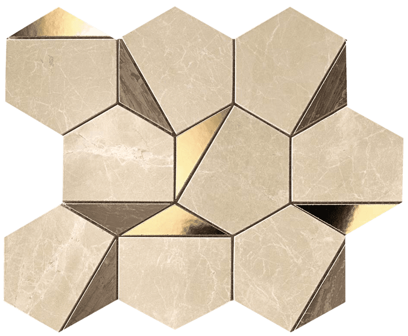 Декор Atlas Concorde Marvel Edge Gold Hex Sable-Brown 9EHS 25.1x29