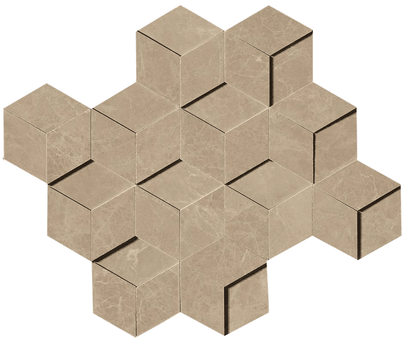 Мозаика Atlas Concorde Marvel Edge Elegant Sable Mosaico 3D AEPE 26.4x30.5