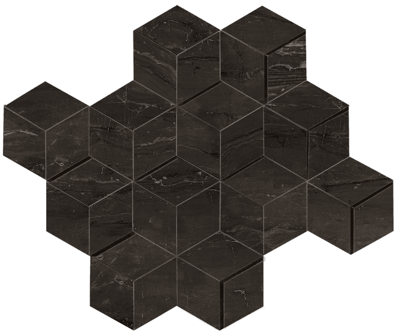 Мозаика Atlas Concorde Marvel Edge Absolute Brown Mosaico 3D AEPG 26.4x30.5