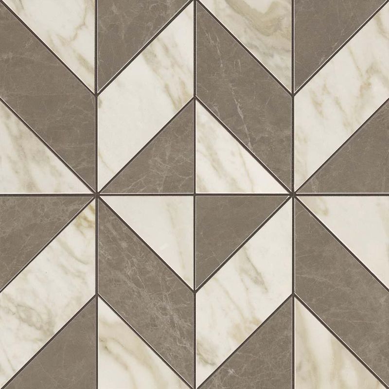 Мозаика Atlas Concorde Marvel Edge Gris-Calacatta Mosaico Cubes Lap. AEPU 36.5x36.5