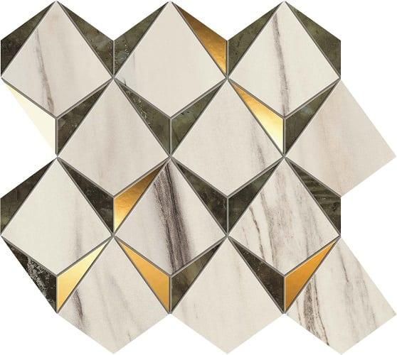 Мозаика Atlas Concorde Marvel Dream Diamonds Bianco Green 9MDG 32.9x35.8
