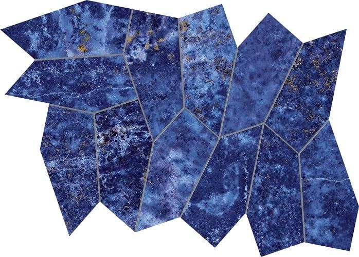 Мозаика Atlas Concorde Marvel Dream Ultramarine Leaf Lapp AOVN 27.2x42.3