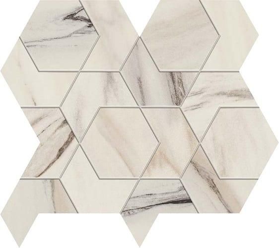 Мозаика Atlas Concorde Marvel Dream Bianco F. HEX AOVY 25.4x29.6