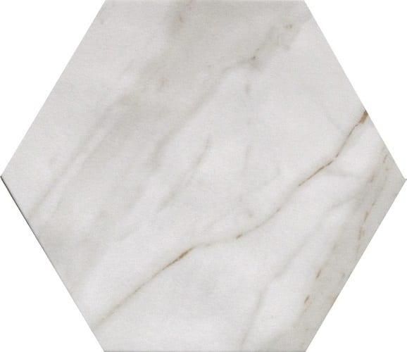Керамогранит FAP Ceramice Roma Calacatta Esagono Matt fLVA 21.6x25