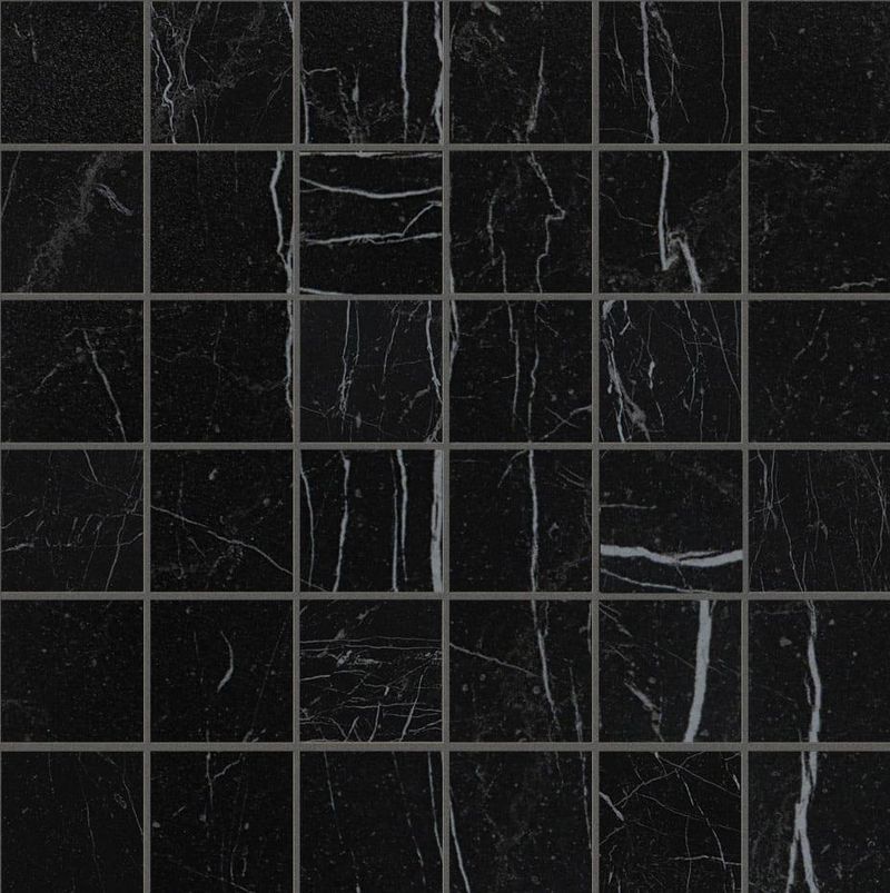 Мозаика FAP Ceramice Roma Diamond Nero Reale Macromosaico fNGG 30x30