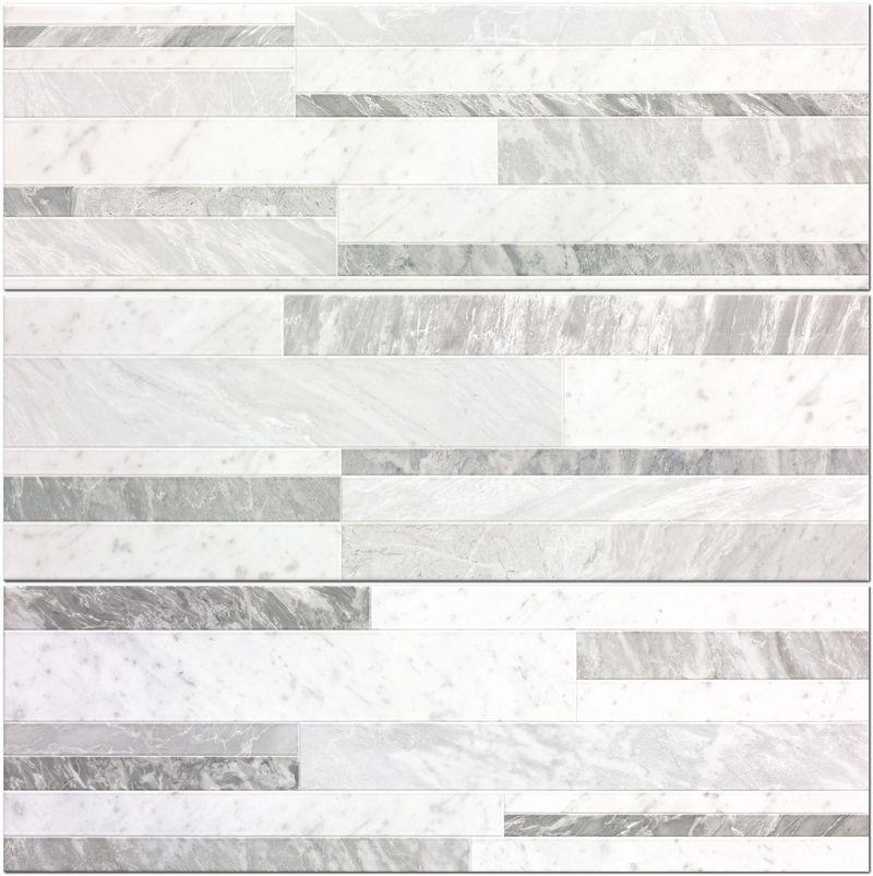 Настенная плитка FAP Ceramice Roma Diamond Deco White Brillante fNIZ 25x75