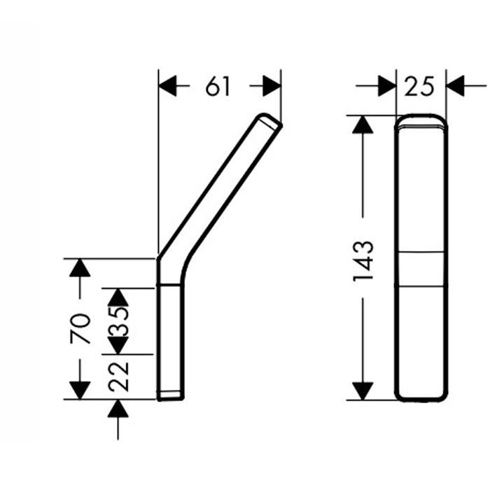 Крючок Axor Universal 42801000