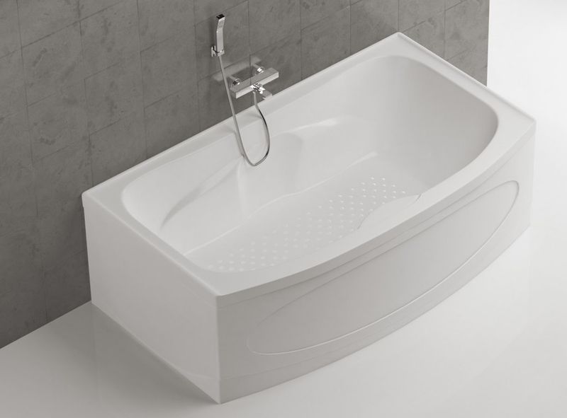 Ванна пристенная BelBagno BB105-190-110 189x109
