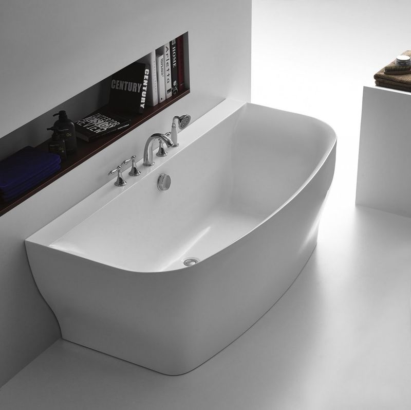 Ванна пристенная BelBagno BB74-1650-W0 165x78