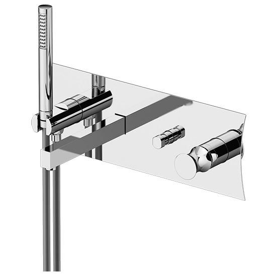Смеситель для ванны Gattoni Intersezione 4705/47C0cr