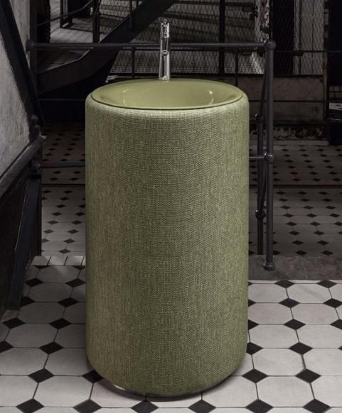 Раковина напольная Bette Lux Oval Couture A220 HLW1 TX-016