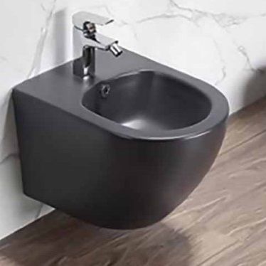 Биде подвесное Ceramalux N 2342BDMDH 48x37 (серый матовый)