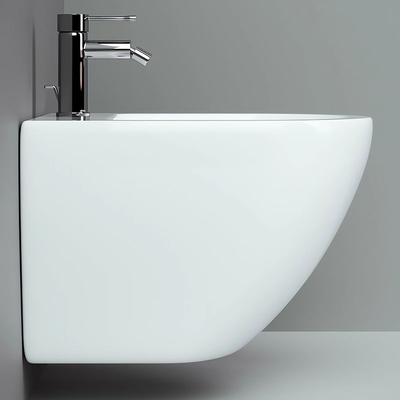 Биде подвесное Ceramica Nova Metropol CN4003 49х37с креплением (белый)