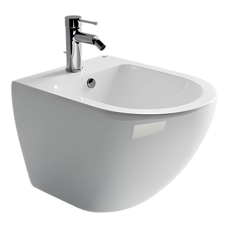Биде подвесное Ceramica Nova Metropol CN4003 49х37с креплением (белый)