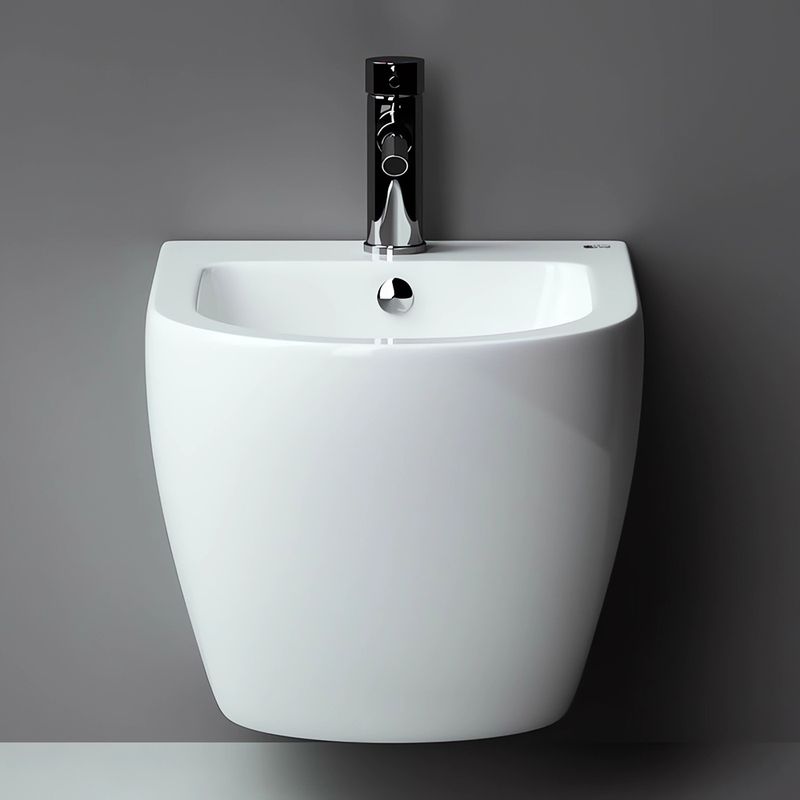 Биде подвесное Ceramica Nova Metropol CN4003 49х37с креплением (белый)