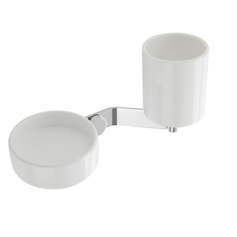Мыльница + стакан Stil Haus Buket BK 14 08
