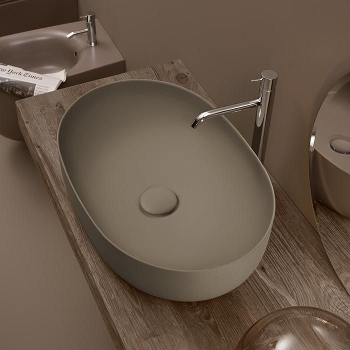 Раковина накладная Kerasan Nolita Орех 534381*0 60х40