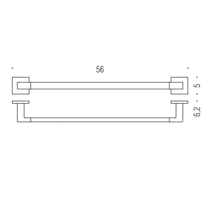 Полотенцедержатель Colombo Design Basic Q B3710 56 см