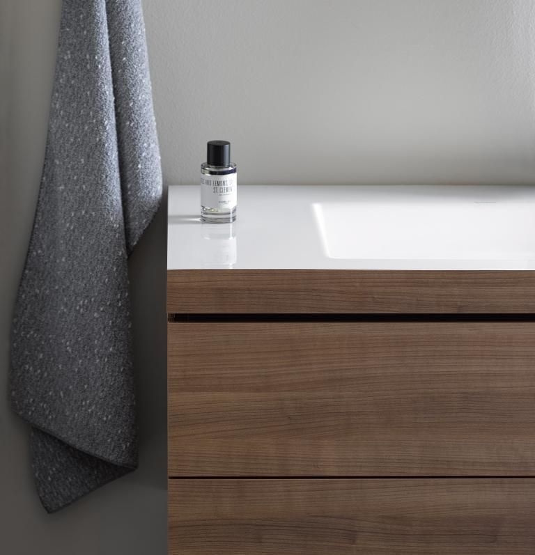 Комплект тумба с раковиной Duravit L-Cube LC6927O1313 80x48