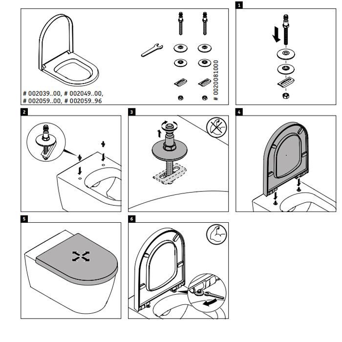 Сиденье для унитаза Duravit Duraplus 0064204700