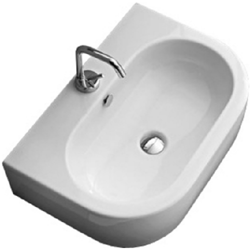 Раковина подвесная/накладная Kerasan Flo 314201*1 bi 60х42