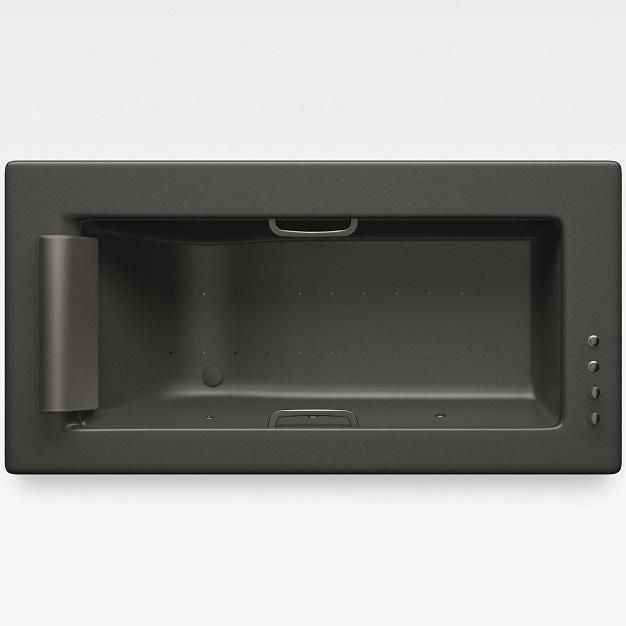 Ванна встраиваемая Armani Roca Island Nero 7.2482.0.0R5.G 214.5х110