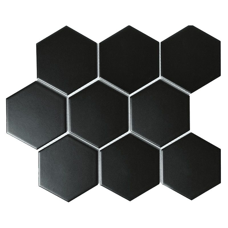 Мозаика Starmosaic Hexagon Big Black Matt (SBH4810) 25.6х29.5
