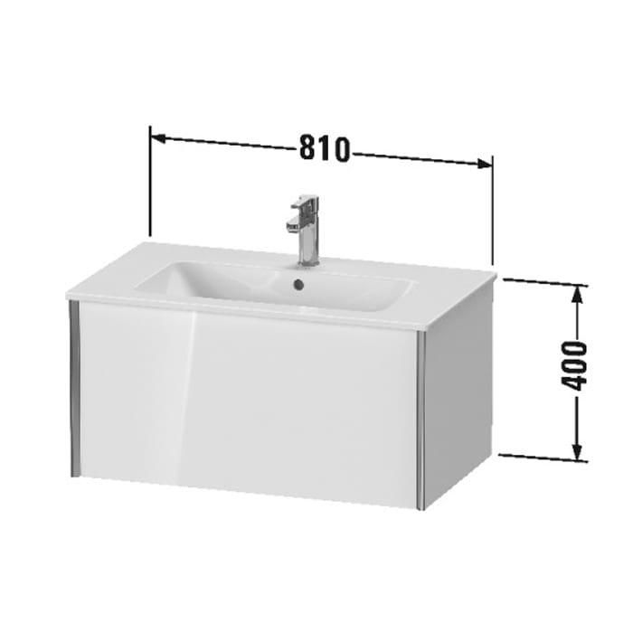 Тумба подвесная Duravit XViu XV40260B221 81x48