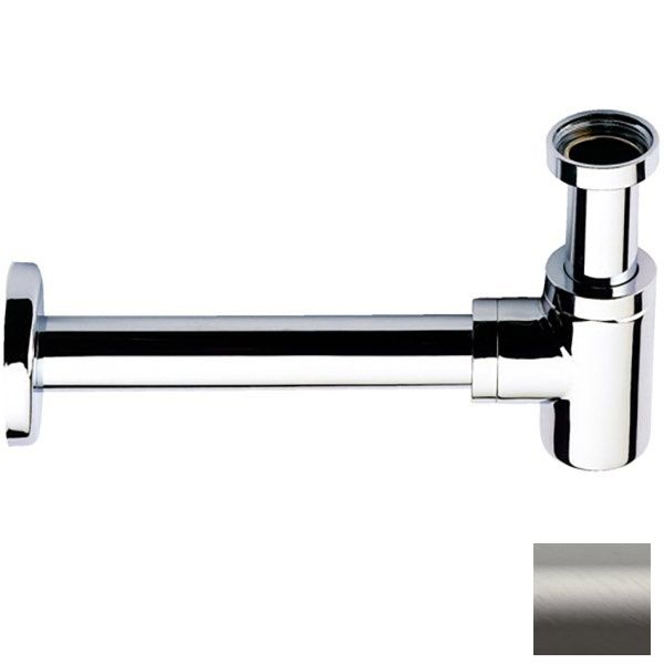 Cифон для раковины короткий Remer 958BNPO (никель браш.)