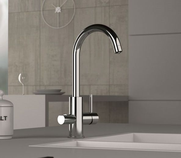 Cмеситель для кухни Remer X Style N792DW (хром), с подключением к фильтру