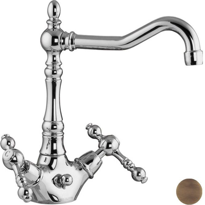 Cмеситель для раковины Fima Carlo Frattini Epoque F5061BR (бронза), с донным клапаном