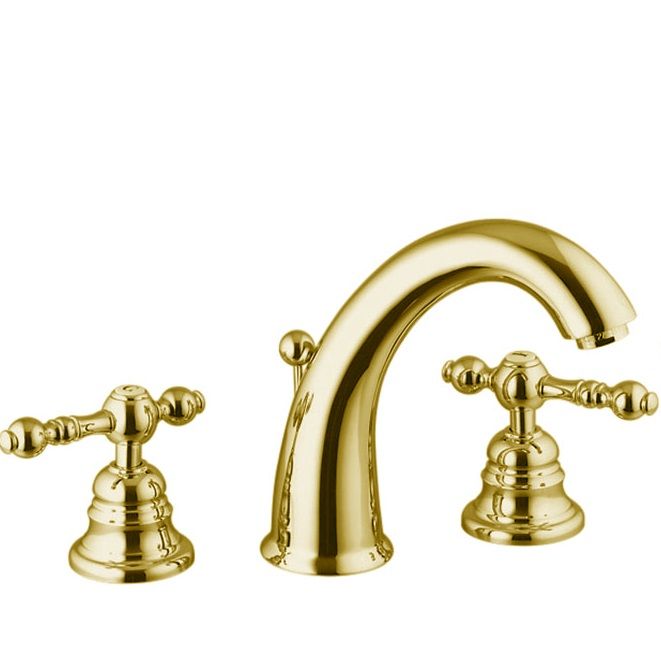 Cмеситель для раковины Fima Carlo Frattini Epoque F5071OR (золотой), с донным клапаном