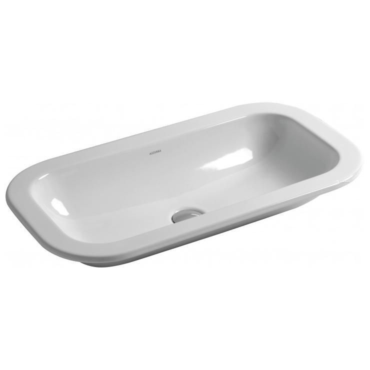 Раковина встраиваемая Azzurra Glaze GLLI06938000BI (GLZ 69x38/IN bi) 69x38