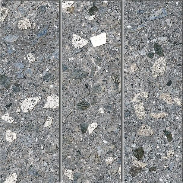 Декор Kerama Marazzi Терраццо Серый Темн. Мозаич. SG184/004 14.7х14.7