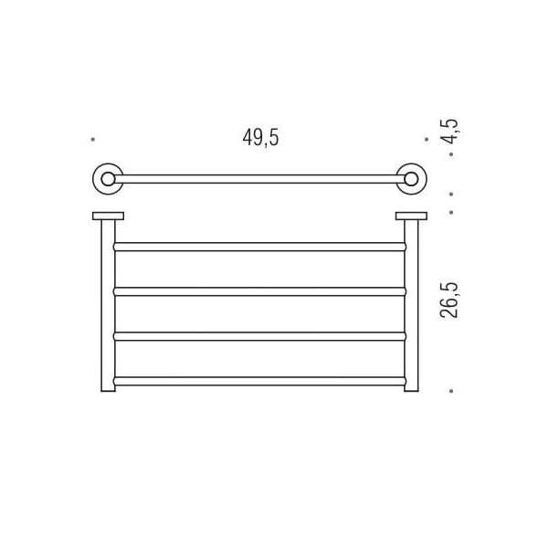 Полотенцедержатель Colombo Design Plus W4987