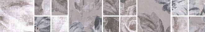 Бордюр Kerama Marazzi Александрия Серый Мозаич. 181/8266 4.8х30