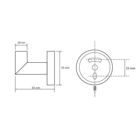 Крючок  Bemeta Dark 104206020