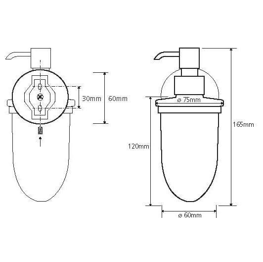 Дозатор Bemeta Alfa 102408022
