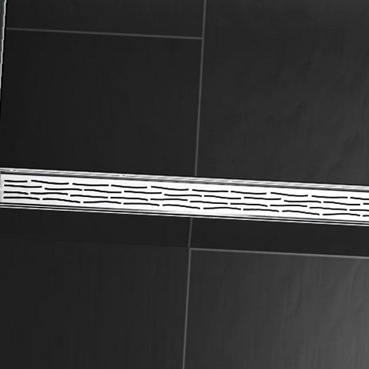 Декоративная решетка для душевого канала Tece TECEdrainline organic 600761 70 см. (сатин)