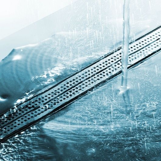 Декоративная решетка для душевого канала Tece TECEdrainline quadratum 601051 100 см. (сатин)