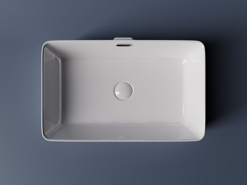 Донный клапан Ceramica Nova CN2000 (белый глянцевый), без перелива