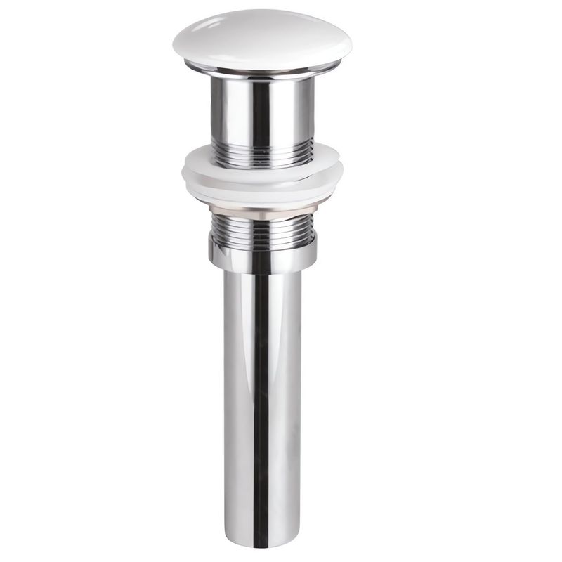 Донный клапан Ceramica Nova CN2000 (белый глянцевый), без перелива