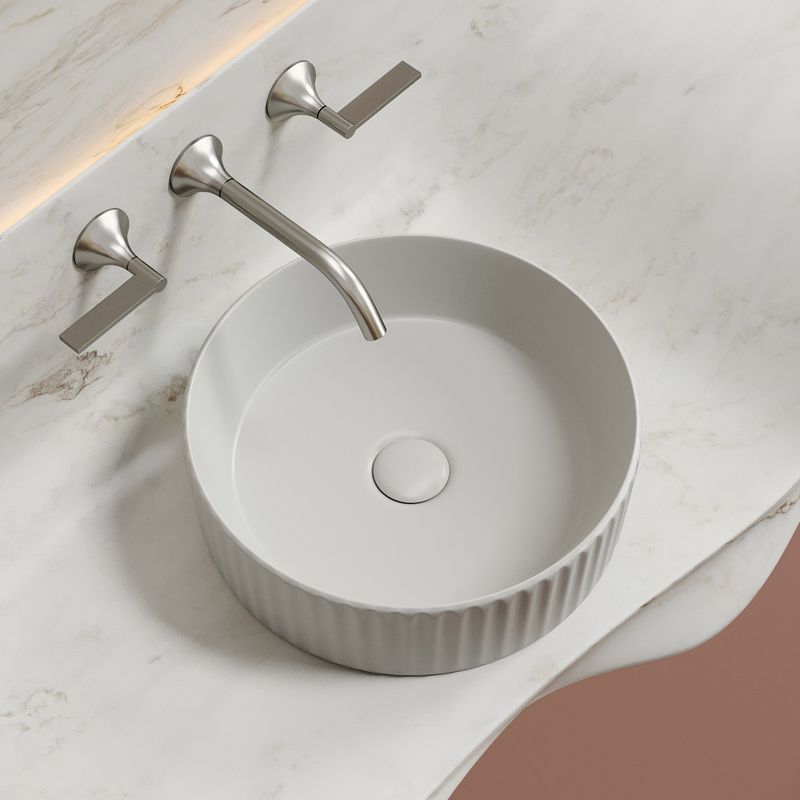 Донный клапан Ceramica Nova CN2000MSG (серый матовый), без перелива