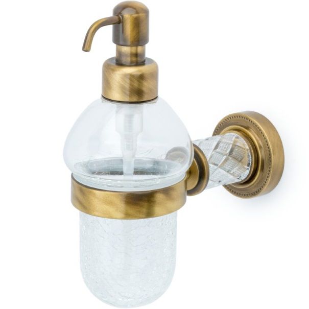 Дозатор настенный Boheme Murano Cristal 10912-CRST-BR (бронза)