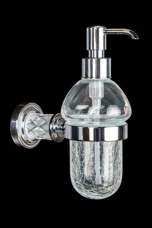 Дозатор настенный Boheme Murano Cristal 10912-CRST-CH (хром)