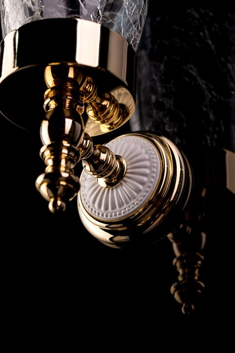 Дозатор настенный Boheme Palazzo 10117 (золотой)