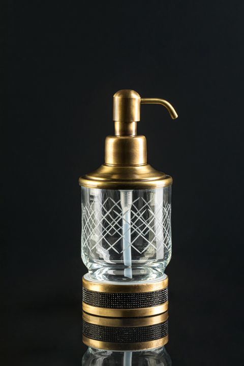 Дозатор настольный Boheme Royal Cristal 10929-BR (бронза)