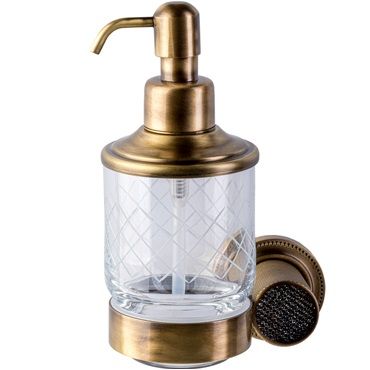 Дозатор подвесной Boheme Royal Cristal 10932-BR (бронза)