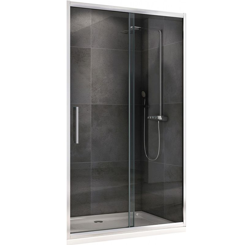 Душевая дверь Abber Schwarzer Diamant AG30100H 100х195(хром)